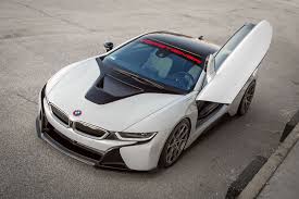 Bmw I8 With Vorsteiner Carbon Fiber Aero And Wheels With Images Bmw I8 Bmw Body Kit