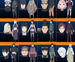 The Last Naruto The Movie Character Color Designs Naruto Anime Naruto Naruto The Movie