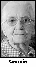 Jessie Cromie Obituary (2005)