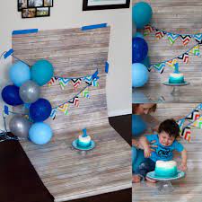 Diy Cake Smash Photos On A Dime Baby Birthday Photoshoot Diy Smash Cake Diy Cake Smash Photoshoot