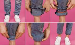 I needed more color for the base game skinny jeans, but i wasn't satisfied by the original belt. Clothing Hack Reveals How You Can Turn Up Your Jeans In Minutes Using Just A Hair Tie Daily Mail Online