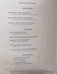 Our chef would be delighted to help accommodate your specific dietary requests. Sw Steakhouse At The Wynn Vegan Menu As Of Dec 2014 Vegan Vegan Restaurants Menu Restaurant Wynn Las Vegas