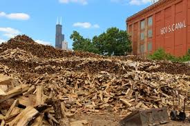 Most firewood is sold by logging companies that handle large amounts of wood, or by hazardous tree removal companies who take down various trees for homeowners. This South Side Mountain Of Firewood Is A 10 Million Pounds A Year Business South Loop Chicago Dnainfo