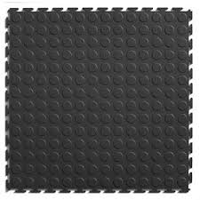 Shop Perfection Floor Tile 8 Piece 20 5 In X 20 5 In Light Gray Raised Coin Garage Floor Tile At Lowes Com Plastic Tile Multipurpose Flooring Interlocking Tile