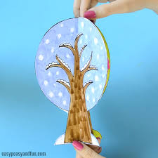 And of course its bloom, for many of us, is a favorite harbinger of spring, second only to the daffodil. Four Seasons Tree Craft With Template Easy Peasy And Fun