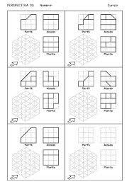Archivo Vistas Izq 03 Pdf Dibujo Perspectiva Ejercicios De Dibujo Vistas Dibujo Tecnico