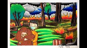 Unik, gratis, dan legal, dari semesta ibu. Cara Gradasi Warna Ep 161 Tema Kebakaran Hutan Di Sumatra Dan Kalimantan Youtube