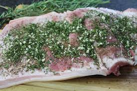 Porchetta Gefullter Rollbraten Im Italienischen Style Rezept Rollbraten Rollbraten Rezept Braten