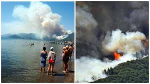 У турецкого курортного города мармарис бушуют лесные пожары. Pozhar Na Kurorte Marmaris V Turcii Foto I Video Apostrof