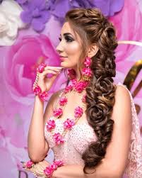 Long prom hair downdo with jumbo curls. Trendy Hairstyles For Long Hair Wedding Special K4 Fashion