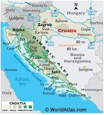 The northern part of croatia, slovenia, greece, and a large part of spain and france, the extreme south of italy, and the benelux countries are still marked in red. Croatia Maps Facts World Atlas
