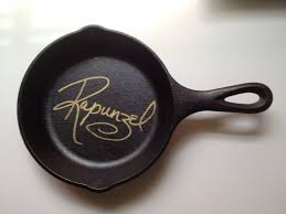 Have Rapunzel Sign A Frying Pan This Would Make A Cool Decoration For The Kitchen Disney Decor Rapunzel Disney Kitchen