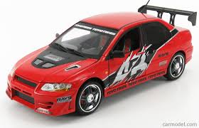The fast and the furious: Ertl 53607a Masstab 1 18 Mitsubishi Brian S Lancer Evolution Vii 2004 Fast Furious Iii Tokyo Drift 2006 Red Black