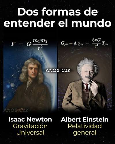 Durante más de dos siglos, la ley de la Gravitación Universal de Isaac  Newton (1687) fue la descripción más precisa de cómo interactúan los  cuerpos con masa. Su ecuación, F = G·(m₁·m₂)/r²,