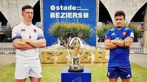 Maillot de rugby à la coupe ajustée, légèrement cintrée. Video Direct Mondial De Rugby U20 La Finale France Angleterre Dimanche A Beziers France 3 Occitanie