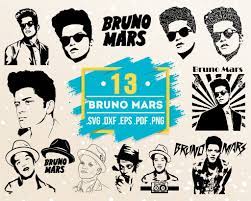 Bruno Mars Svg Music Celebrity Svg Celebrity Clipart Song Dxf Bruno Mars Shirt Svg Silhouette Svg Design Shirts Fashion Bruno Mars Vector File Eps Dxf Business Design Bruno Mars Svg