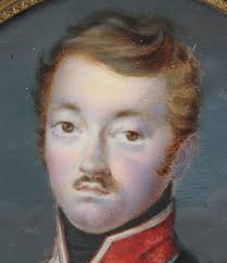 Vincent Bertrand "Lieutenant of Hussar Regiment of French "Garde Royale""