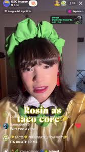 Cosplaying Taco from Inanimate Insanity Live Stream