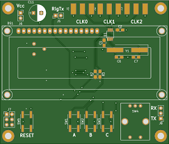 Here's my vfo on a breadboard: Si5351 Vfo Jan S Bits And Bytes