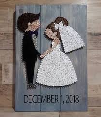 Fadenkunst Zur Hochzeit Fadenkunst Musterkunst Diy Geschenke Hochzeit