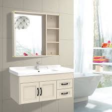 Crafted with wood, engineered wood and engineered veneer. China Concise Style Bathroom Vanity Cabinets Made By Aluminum Profile China Bathroom Cabinet All Aluminum Cabinet