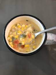 So i went in search of the recipe and hit the jackpot! It S Still Summer But I Wanna Feel Cozy Copycat Panera Bread Summer Corn Chowder For Less Money And Calories Mine Came Out To About 176 For A 1 5cup Serving Recipe In Comments