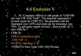 5 types of export insurance. International Trade Practice Chapter Four Export Price å‡ºå£ä»·æ ¼ Ppt Download
