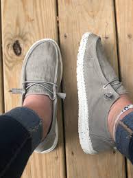 The performing sole and an anatomical fit guarantee that this will be one of the most comfortable shoes you have ever worn. Hey Dude Living With Jaelyn