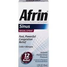 Unlike flonase and nasacort, afrin is for temporary relief of symptoms. Afrin Allergy Sinus Nasal Spray Congestion Relief 1 Ct 0 5 Oz Cvs Pharmacy