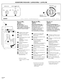 There has been a couple of incidents to where the tub has overflown and the wat … read more Kenmore 11020622990 User Manual Automatic Washer Manuals And Guides L0305113