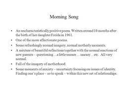 Sylvia plath is one of the most renowned american poets of the 20th century. Morning Song Sylvia Plath Ppt Download