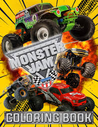 7 monster crossword megalodon® made a big splash with its monster jam® debut in 2016. Monster Jam Coloring Book Stunning Coloring Books For Kid And Adult Designed To Relax And Calm Barker Haris 9798690576714 Books Amazon Ca