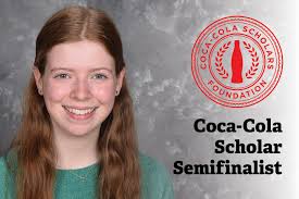 Congratulations to Ella Witalec '25 who has been named a Semifinalist in  the 2024-2025 Coca-Cola Scholars program. Ella is one of only 1,336  Semifinalists chosen from over 105,000 applicants this year! #LS4G
