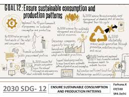 Sustainable development goal 12 (sdg 12 or global goal 12) is about responsible consumption and production. Sustainable Development Goal 12