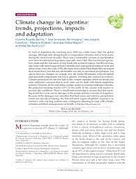 Check spelling or type a new query. Pdf Climate Change In Argentina Trends Projections Impacts And Adaptation