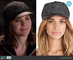 WornOnTV: Alicia's leather brim baseball cap