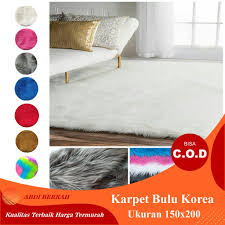 Bahkan ada yang menjual puluhan ribu untuk ukuran kecil. Karpet Bulu Korea Besar Serbaguna Ukuran 150x200cm Karpet Permadani Bulu Halus Super Lembut Shopee Indonesia