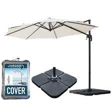 The classic garden shop set of four parasol weights, £59.95 at amazon,. Milan Garden Parasol Base Cover Package Jarder Garden Furniture