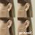 Princess Cut Earrings On Ear