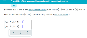 More formally, x ∈ a ⋂ b if x ∈ a and x ∈ b. Probability Of The Union And Intersection Of Chegg Com