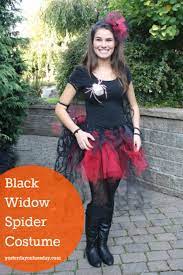 Limited time sale easy return. 34 Fun Diy Costume Ideas For Teens Diy Black Widow Costume Spider Costume Halloween Costumes For Teens