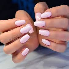 The first nail art design consists of glossy long almond nails and the ring fingernail is adorned with some crystals and the pinky fingernail has an amazing sugar. 30 Cute Natural Light Pink Nails Design For Young Lady Light Pink Nail Designs Pink Acrylic Nails Light Pink Nails