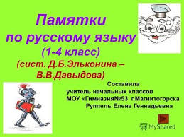 как составить схему предложения в русском языке 2 класс Prezentaciya Na Temu Pamyatki Po Russkomu Yazyku 1 4 Klass Sist D B Elkonina V V Davydova Sostavila Uchitel Nachalnyh Kl 5 Klass Klass Vsemirnaya Istoriya