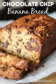 Chocolate Chip Banana Bread Jen Around The World Recipe Chocolate Chip Banana Bread Chocolate Chip Banana Bread Recipe Super Moist Banana Bread