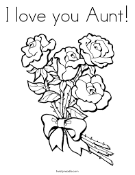 I hope you enjoy coloring these free printable happy birthday coloring sheets (or give as a gift) and i hope they bring you some peaceful time as well! Aunt Coloring Pages Coloring Home