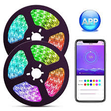 32ft w free wifi adapter bundle save in 2020 strip lighting led strip lighting color changing rope lights