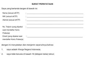 Surat pernyataan kesanggupan membayar uang kuliah. Link Download Kartu Prakerja Surat Pernyataan Gagal Seleksi Format Doc Siap Siap Gelombang 8 Kabar Lumajang
