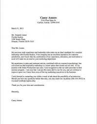 Cover Letter Samples Uva Career Center