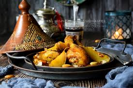 Tajine De Poulet Aux Poires Caramelisees Le Blog Cuisine De Samar Recette Tajine Poulet Tajine Cuisine