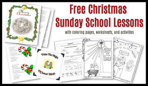 Looking for stuff other than santa and rudolph. Christmas Sunday School Lessons Activities Sunday School Works